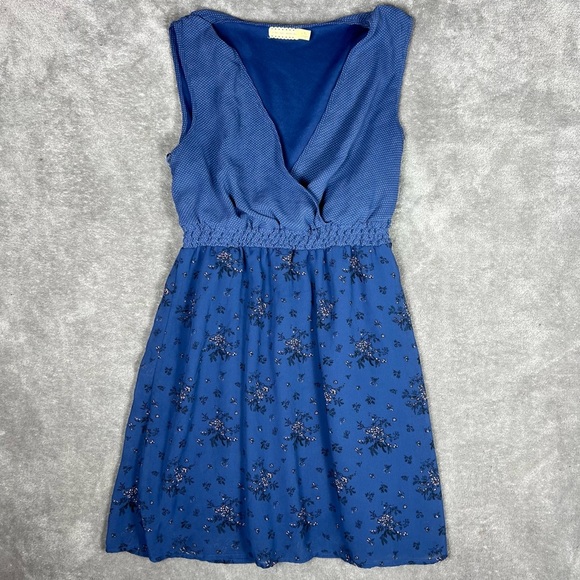 Anthropologie Dress Womens Small Pins&Needles Polka Dot Floral Retro Pinup Girly - Picture 4 of 8